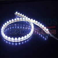 96CM WHITE FLEXIBLE LED AUDI CAR STRIP DAYTIME RUNNING LIGHT..